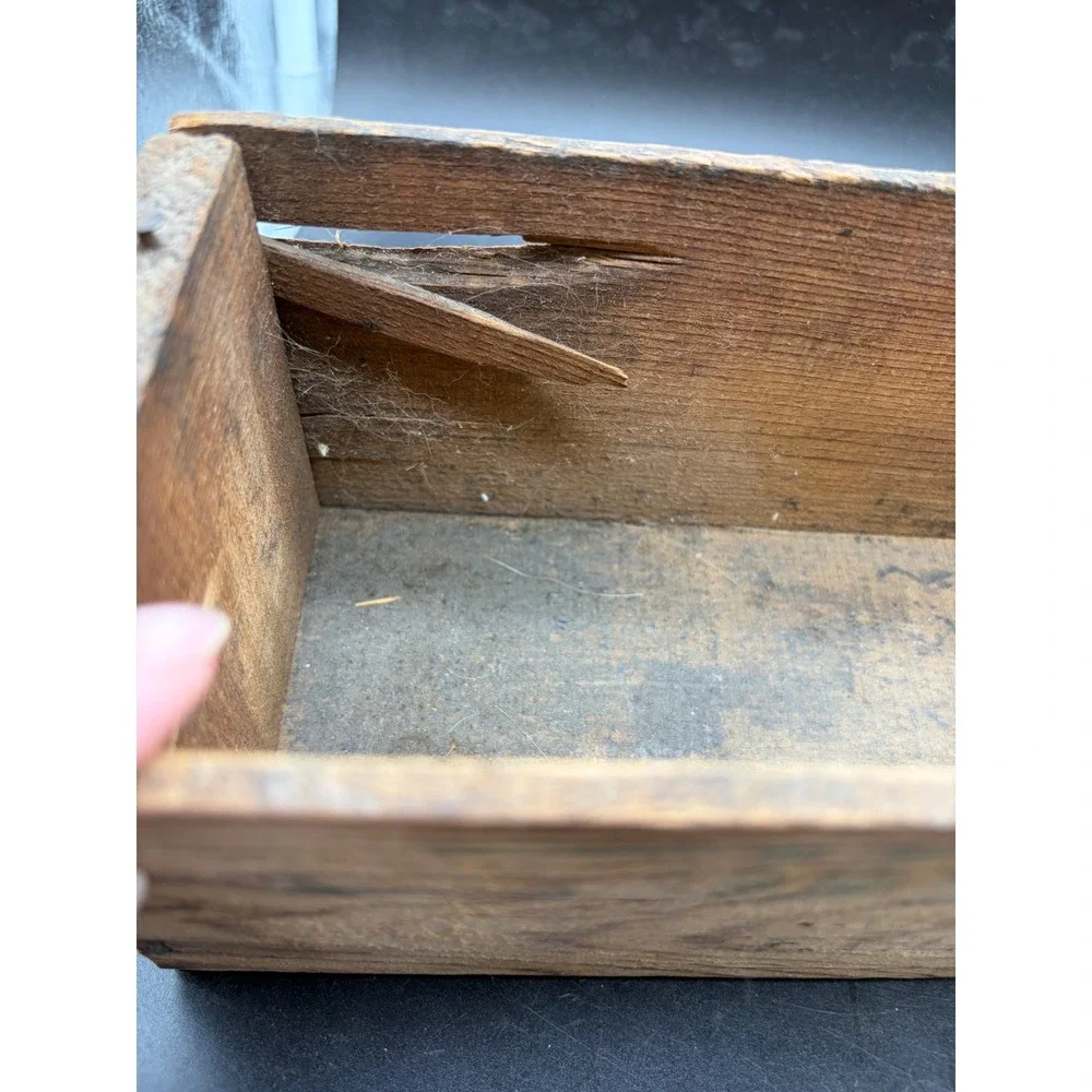 Vintage Swift & Company Brookfield Cheese Crate Wooden Advertising Box Chicago
